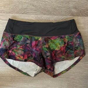 LULULEMON SPEED UP SHORTS SIZE 0